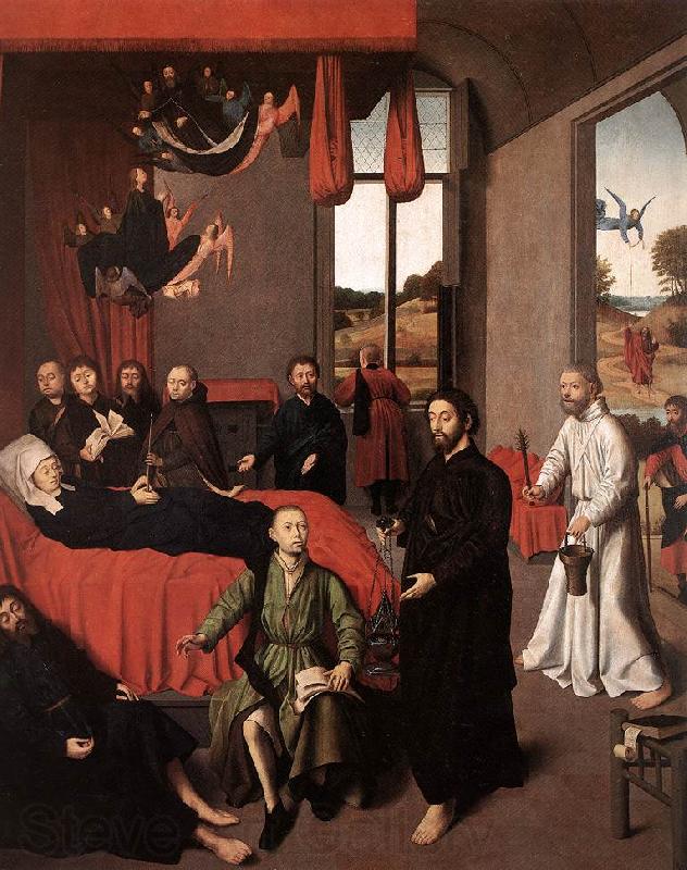 CHRISTUS, Petrus Death of the Virgin kh Germany oil painting art